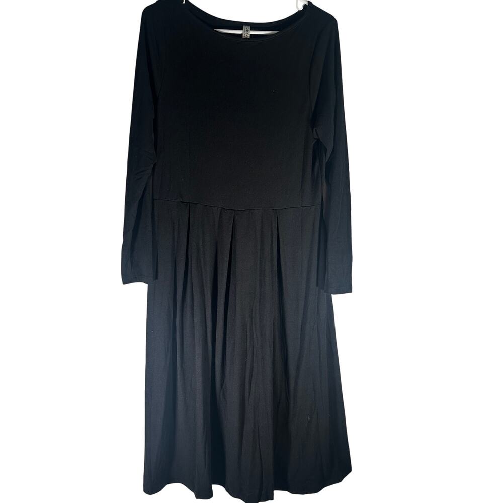 NWOT - 24Seven Women’s Perfect Fit & Flare Pocket Dress – Black – Size XL